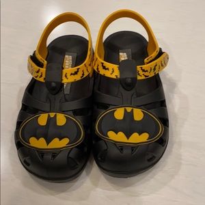 Batman closed toed sandals. Size 9t